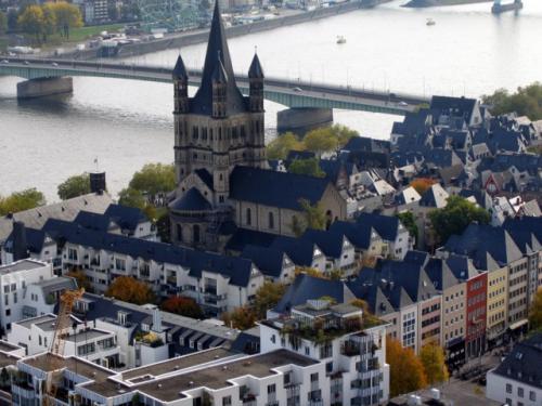 Blick aufs Severinsviertel