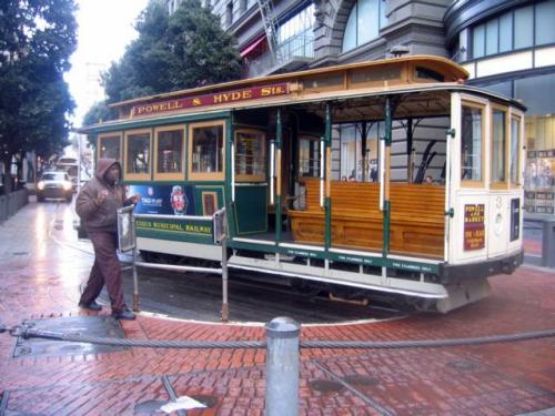 Cable Car - Powell & Market Turntable