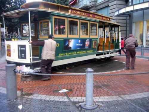 Cable Car - Powell & Market Turntable